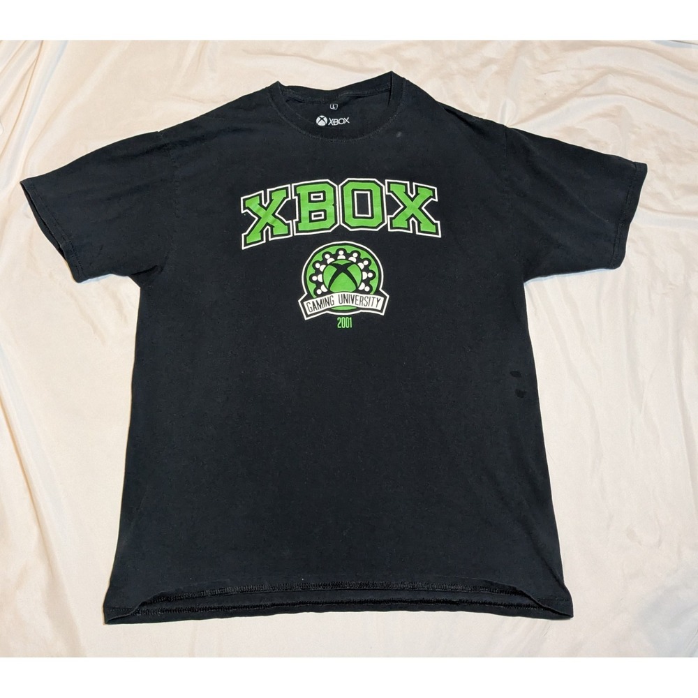 Xbox Gaming University 2001 T-shirt Size‎ Large